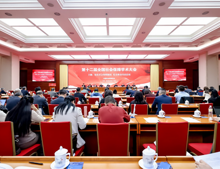 何文炯等出席第十二届全国社会保障学术大会 封面